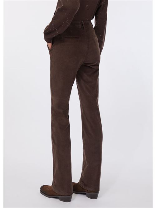 Velvet bootcut trousers Liu Jo | MF5308T4590.90915